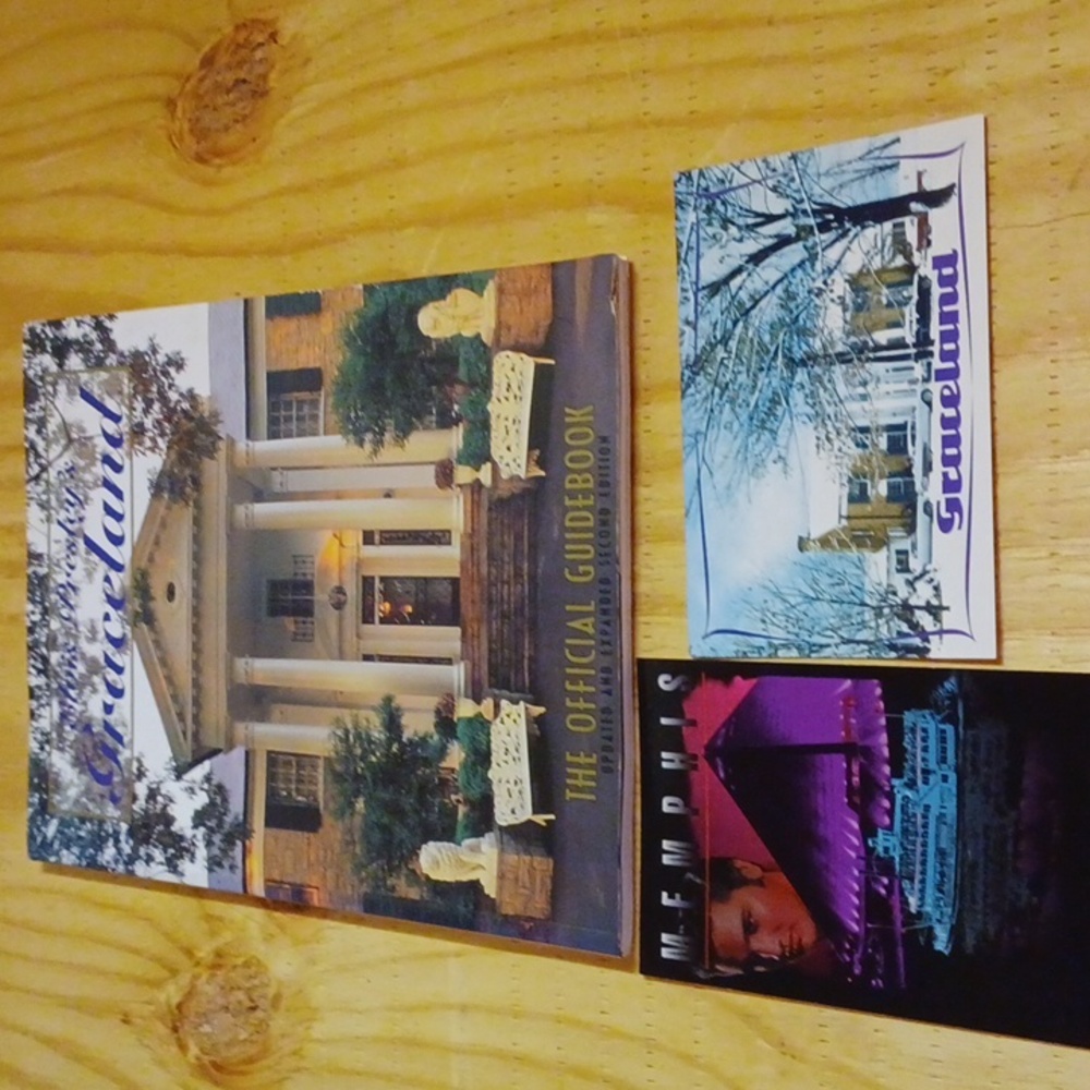 Elvis Presley's Graceland The Official Guidebook With Bonus Vintage Postcards